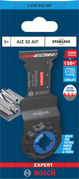 BOSCH EXPERT AIZ 32 AIT MetalMax Tauchsägeblatt, 32 x 40 mm, 5-tlg.