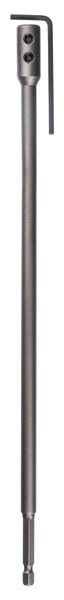 BOSCH Verlängerung 1/4-Zoll, Sechskantschaft für Flachfräsbohrer Self Cut Speed, 305mm