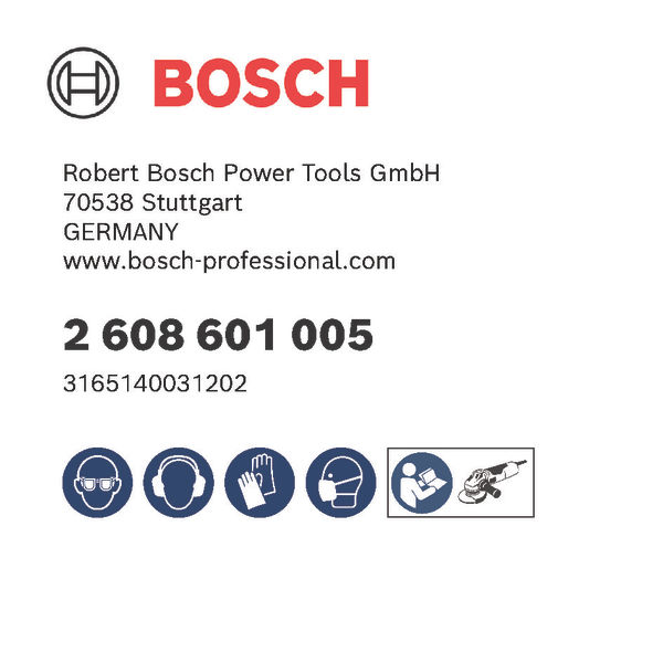 BOSCH PRO Stützteller weich, 115 mm, M14