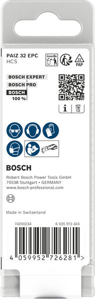 BOSCH PAIZ 32 EPC Holz Tauchsägeblatt, Starlock, 32 x 60 mm, 10-tlg.