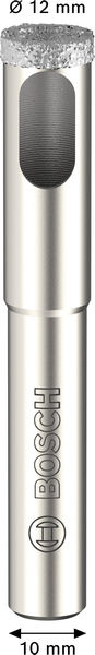 BOSCH Ceramic wet Nassbohrer, 12 x 10 x 30 mm BOSCH Ceramic wet Nassbohrer, 12 x 10 x 30 mm