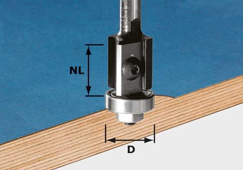FESTOOL Bündigfräser-Wendeplatten HW S8 D19/20WM Z2