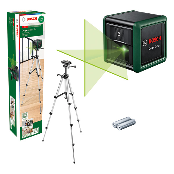 BOSCH Kreuzlinien-Laser Quigo Green Set BOSCH Kreuzlinien-Laser Quigo Green Set