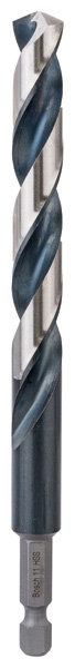 BOSCH HSS Spiralbohrer mit Sechskantschaft 11,0 mm