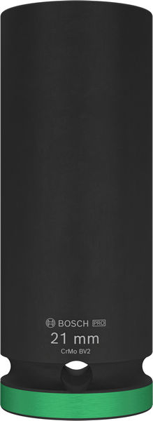 BOSCH PRO Impact Steckschlüsselsatz, 1/2", 21 mm, tief BOSCH PRO Impact Steckschlüsselsatz, 1/2", 21 mm, tief