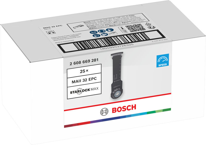 BOSCH MAII 32 EPC Holz Tauchsägeblatt, Starlock, 32 x 80 mm, TU25 BOSCH MAII 32 EPC Holz Tauchsägeblatt, Starlock, 32 x 80 mm, TU25