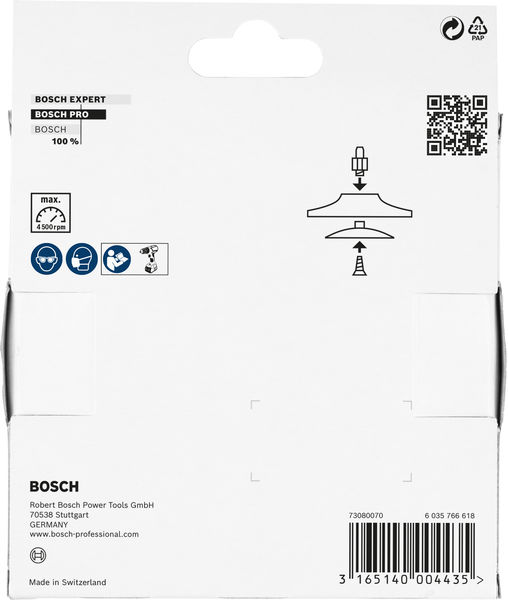 BOSCH PRO Stützteller, 125 x 8 mm BOSCH PRO Stützteller, 125 x 8 mm