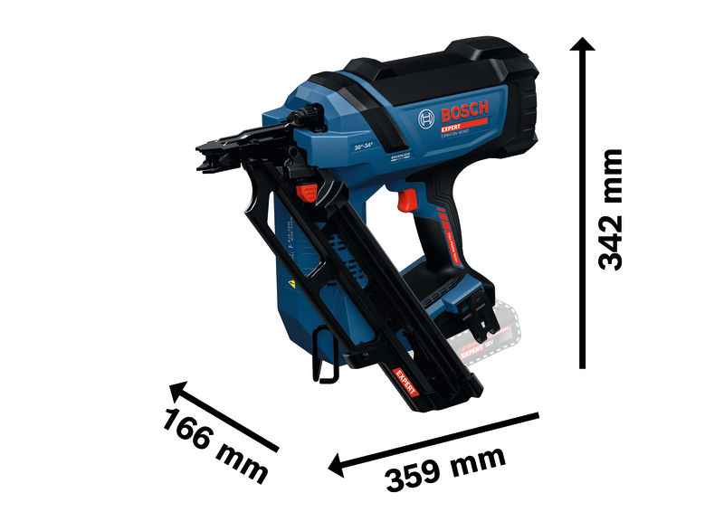 BOSCH Akku-Holznagler EXNH18V-90R in XL-BOXX BOSCH Akku-Holznagler EXNH18V-90R in XL-BOXX