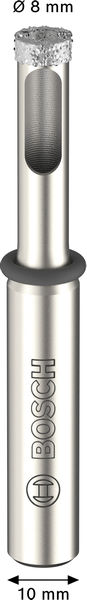 BOSCH Ceramic wet Nassbohrer, 8 x 10 x 30 mm BOSCH Ceramic wet Nassbohrer, 8 x 10 x 30 mm