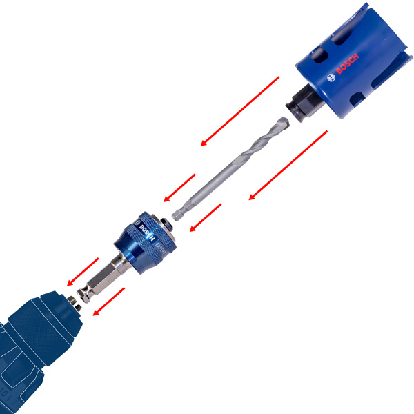 BOSCH EXPERT Construction Material Lochsäge, 92x60 mm