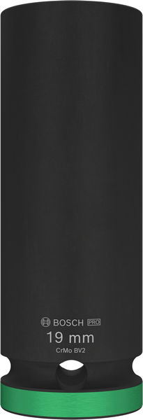 BOSCH PRO Impact Steckschlüsselsatz, 1/2", 19 mm, tief BOSCH PRO Impact Steckschlüsselsatz, 1/2", 19 mm, tief