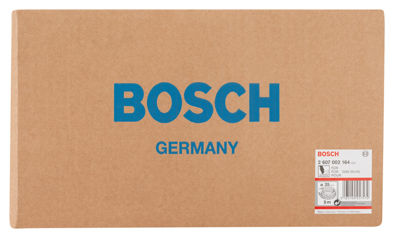 BOSCH Schlauch für Bosch-Sauger, 5 m, 35 mm, antistatisch, mit Bajonettverschluss BOSCH Schlauch für Bosch-Sauger, 5 m, 35 mm, antistatisch, mit Bajonettverschluss