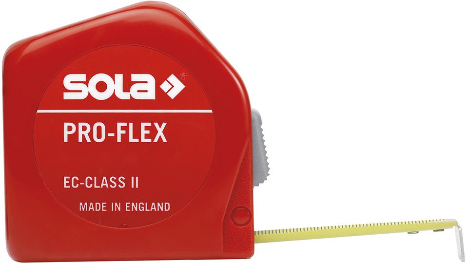 SOLA Taschenbandmaß Pro-Flex 3mx13mm gelb Sola