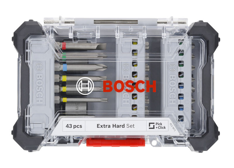 BOSCH Extra Hard Schrauberbit-Set, 43-tlg. BOSCH Extra Hard Schrauberbit-Set, 43-tlg.
