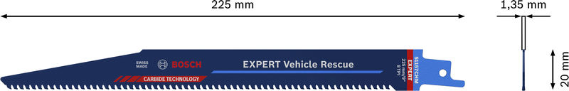 BOSCH EXPERT S1157CHM Vehicle Rescue Säbelsägeblatt, 10-tlg. BOSCH EXPERT S1157CHM Vehicle Rescue Säbelsägeblatt, 10-tlg.