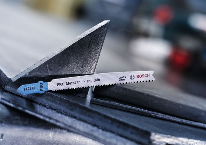 BOSCH PRO Metal thick and thin T123XF Stichsägeblatt, 100 mm, 2-tlg.