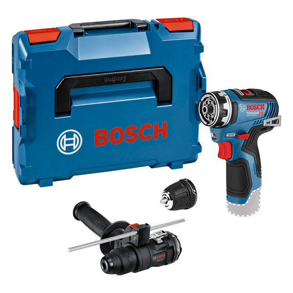 BOSCH Akku-Bohrschrauber GSR 12V-35 FC + GFA 12-H in L-BOXX