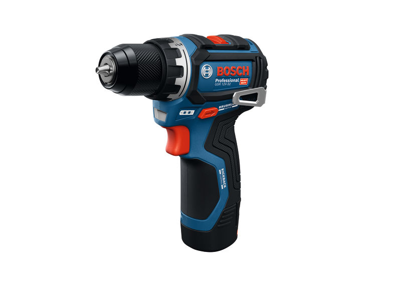 BOSCH Akku-Bohrschrauber GSR 12V-32, 2x Akku GBA 12V 2.0Ah, Werkzeugtasche