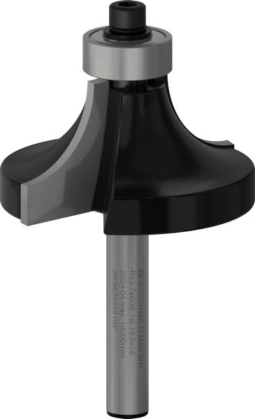 BOSCH PRO Abrundfräser, R 12,7, Schaft 6 mm BOSCH PRO Abrundfräser, R 12,7, Schaft 6 mm