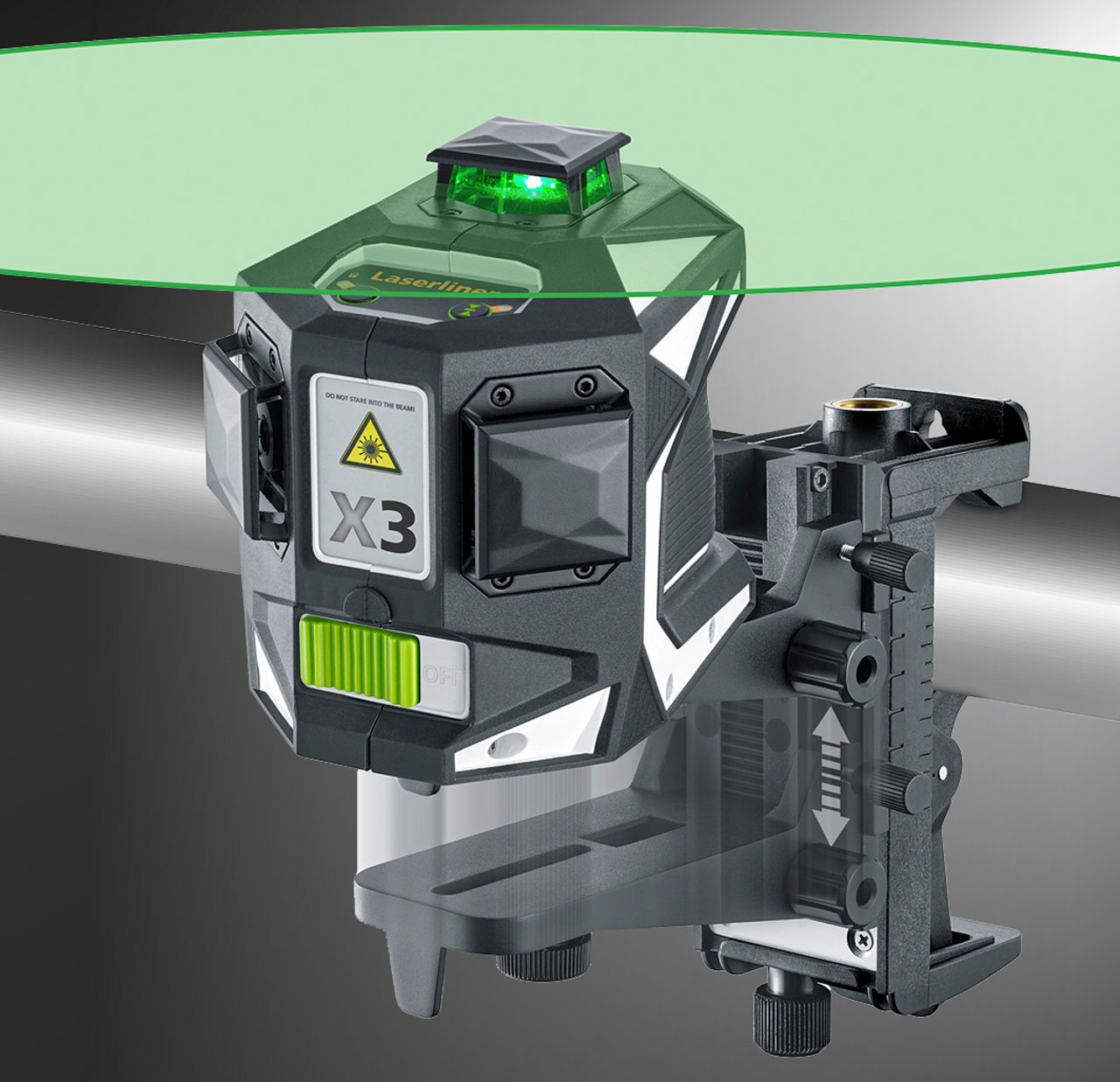 LASERLINER 3D Kreuzlinien-Laser X3-Laser Pro Set 1 (incl. Kompaktstativ 300 cm) LASERLINER 3D Kreuzlinien-Laser X3-Laser Pro Set 1 (incl. Kompaktstativ 300 cm)