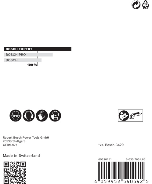 BOSCH EXPERT M480 Schleifnetz für Deltaschleifer, 93 mm, K 80, 5-tlg.