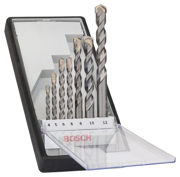 BOSCH 7-teiliges CYL-3 Betonbohrer-Set, Robust Line, 4–12 mm