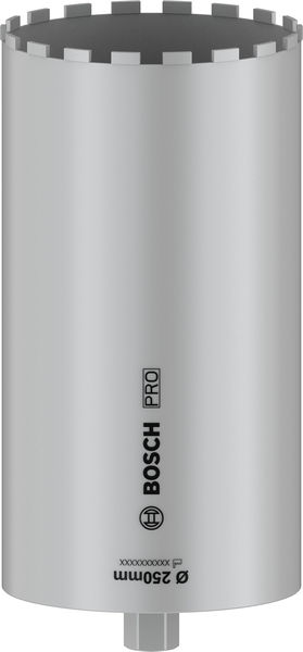 BOSCH PRO Nassbohrkrone, 250 x 450 mm, 1 1/4" UNC BOSCH PRO Nassbohrkrone, 250 x 450 mm, 1 1/4" UNC