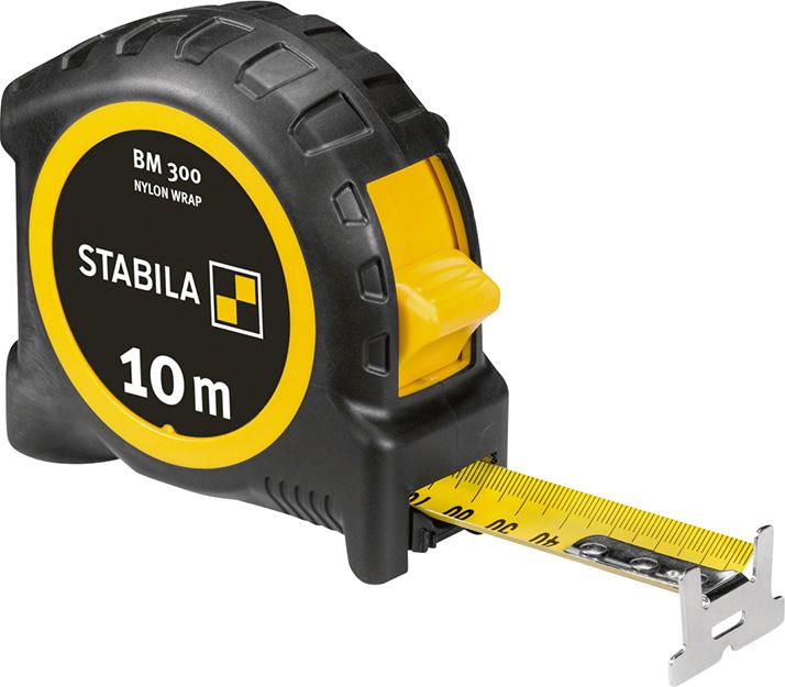 STABILA Taschenbandmaß BM 300, 10 m, metrische Skala STABILA Taschenbandmaß BM 300, 10 m, metrische Skala