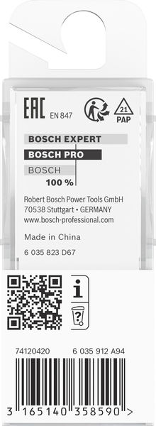 BOSCH PRO Profilnutfräser, R 2,4, Schaft 8 mm BOSCH PRO Profilnutfräser, R 2,4, Schaft 8 mm