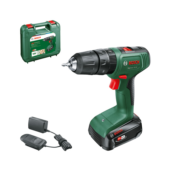 BOSCH Akku-Bohrschrauber EasyImpact 18V-38, 1 x Akku PBA 18V 2.0Ah, Tragekoffer