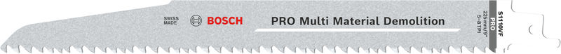 BOSCH PRO Multi Material Demolition S1110VF Säbelsägeblatt, 1,6 x 22 x 225 mm, 25-tlg.