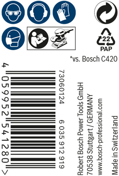 BOSCH EXPERT M480 Schleifnetzrolle, 115x5000mm, K220 BOSCH EXPERT M480 Schleifnetzrolle, 115x5000mm, K220