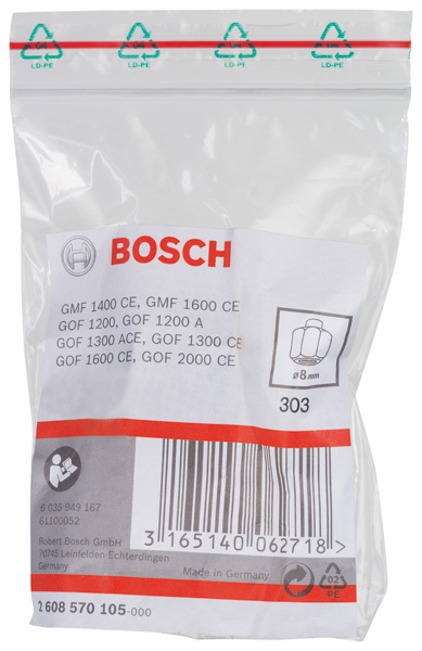 BOSCH Spannzange, 8 mm, 24 mm BOSCH Spannzange, 8 mm, 24 mm