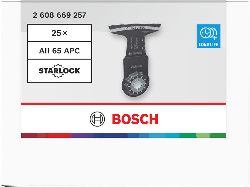 BOSCH AII 65 APC Holz Tauchsägeblatt, Starlock, 65 x 40 mm, TU25