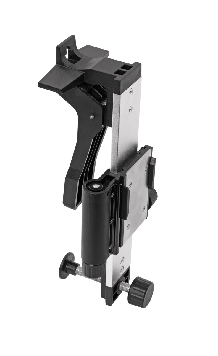 STABILA Wandhalterung SWB 10, Höhenverstellung 11 cm, Grob- und Feinjustage
