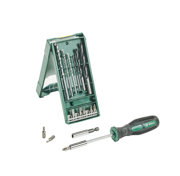 BOSCH 15-tlg. Mini-X-Line Mixed Set + Handschrauber BOSCH 15-tlg. Mini-X-Line Mixed Set + Handschrauber