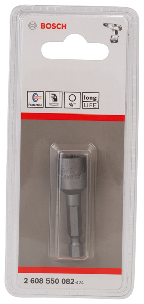 BOSCH Steckschlüssel, 50 mm x 3/8-Zoll, mit Magnet BOSCH Steckschlüssel, 50 mm x 3/8-Zoll, mit Magnet
