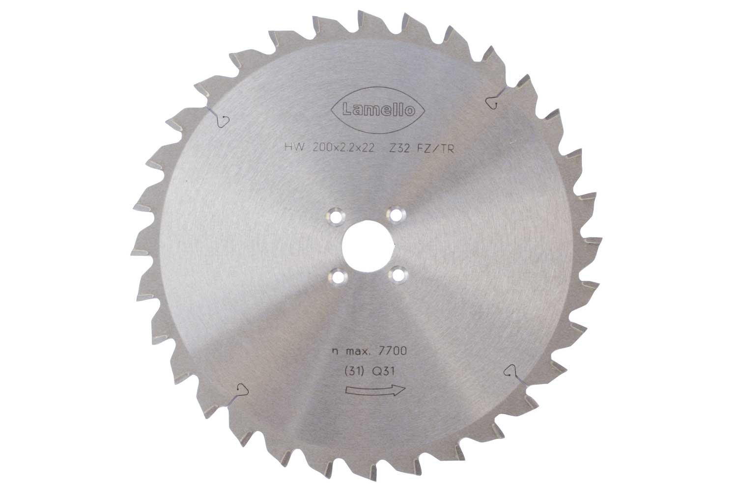 LAMELLO Tanga Delta Sägeblatt, HW, Ø200x2.2xØ22 mm, Z32, NL 4