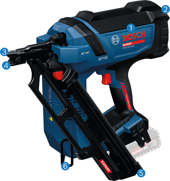 BOSCH Akku-Holznagler EXNH18V-90D in XL-BOXX