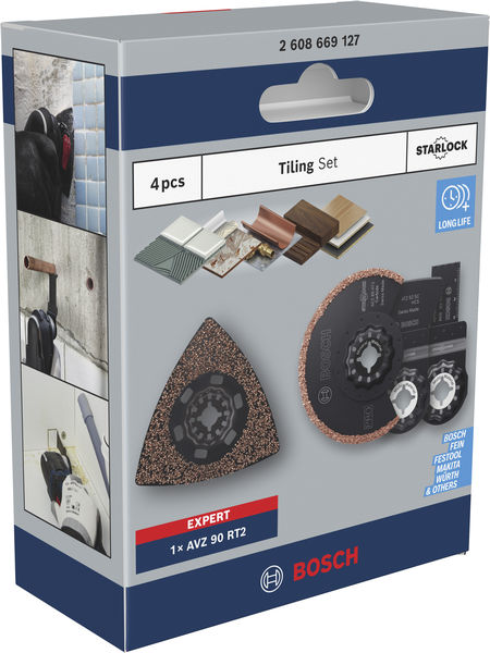 BOSCH Fliesen-Set, 4-tlg.