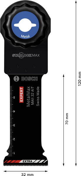 BOSCH EXPERT MAII 32 AIT MetalMax Tauchsägeblatt, 32 x 70 mm