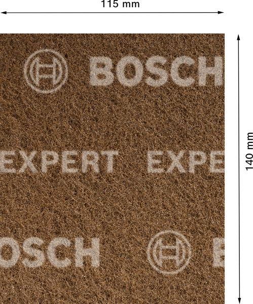 BOSCH EXPERT N880 Vliespad, 115x140mm, Extra Cut A BOSCH EXPERT N880 Vliespad, 115x140mm, Extra Cut A