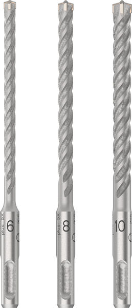 BOSCH PRO SDS plus-5X Hammerbohrer-Set, 6/8/10 mm, 3-tlg.